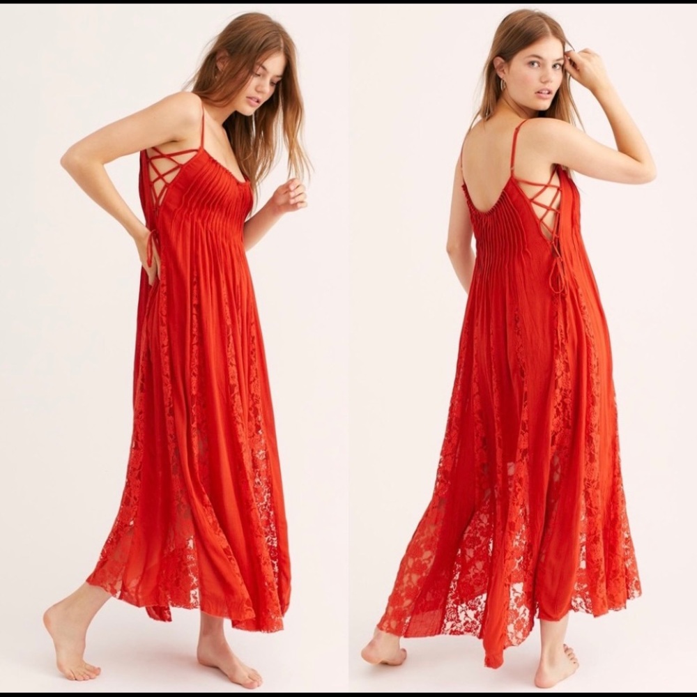 Free People One Hailee Maxi Sundress size XS